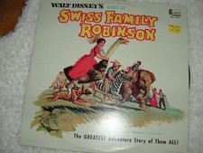 Vintage Walt Disney Swiss Family Robinson Story LP DQ-1280 Disneyland Record picture