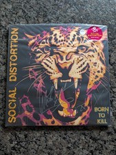 Social Distortion Born To Kill Full Band Signed Vinyl LP Mike Ness Sold Out Rare picture