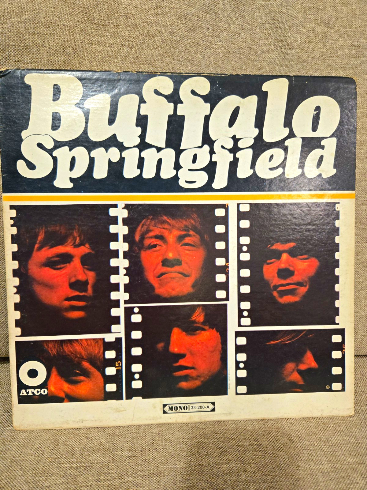 Buffalo Springfield - Buffalo Springfield LP Vinyl ATCO Mono 1966 12