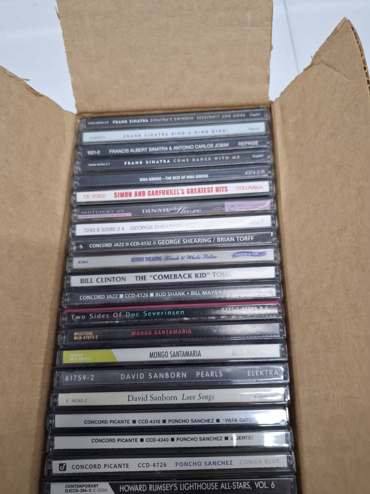 Lot of 31 Jazz Latin Jazz CD Collection Frank Sinatra Tito Puente Poncho Sanchez