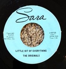 RARE 1960's R&B GARAGE 45rpm RECORD - THE ORIGINALS - SARA (CUCA RECORDS) picture