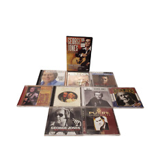 George Jones Live In Concert DVD & Biggest Hits Best Of Hall of Fame CD Bundle picture