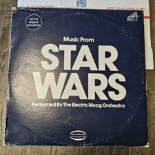 Vintage Star Wars Electric Moog Orchestra Vinyl LP Record Soundtrack Vinyl 1977 picture