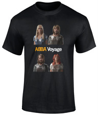 Abba Voyage T Shirt Logo Avatars S-3XL Black Eurovision Waterloo London Pop Musi picture