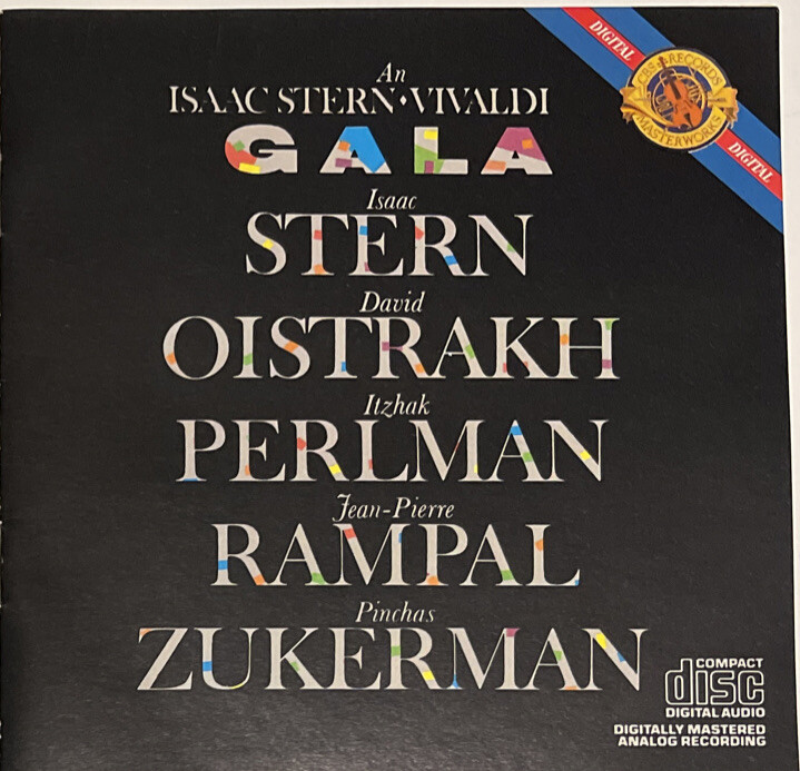 An Isaac Stern Vivaldi Gala (CD, Oct-1990, CBS Records) ST