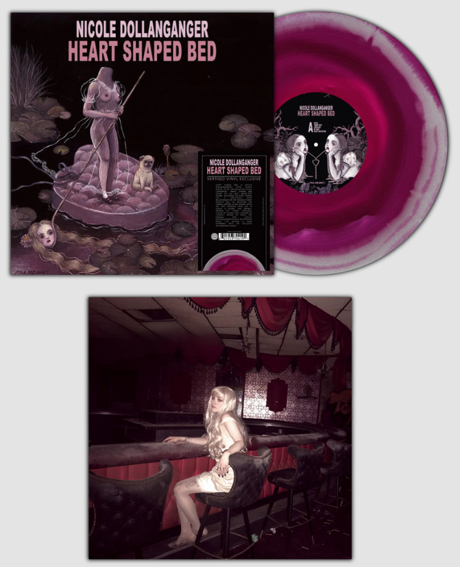 Nicole Dollanganger Heart Shaped Bed Violet Varicose LP Vertigo Vinyl