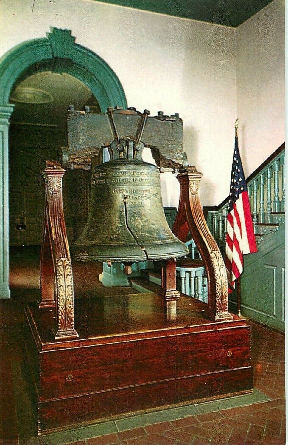 Liberty Bell Postcard 3.5\