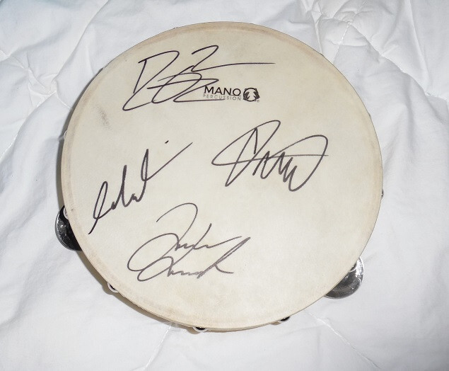 GRETA VAN FLEET Signed TAMBOURINE Hand Signed X4