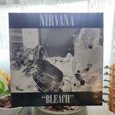 RARE LP VINYL NIRVANA ALBUM BLEACH TUPLP6 UK 1ST PRESS 1989 picture