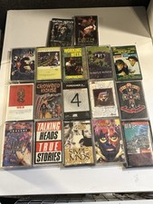 Vintage 80s Rock Pop Cassette Tapes Lot of 17 Crowded House Guns N Roses Toto picture