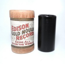 156ec.  Edison Concert Band - Up the Street March - Edison Gold Molded 8406 picture