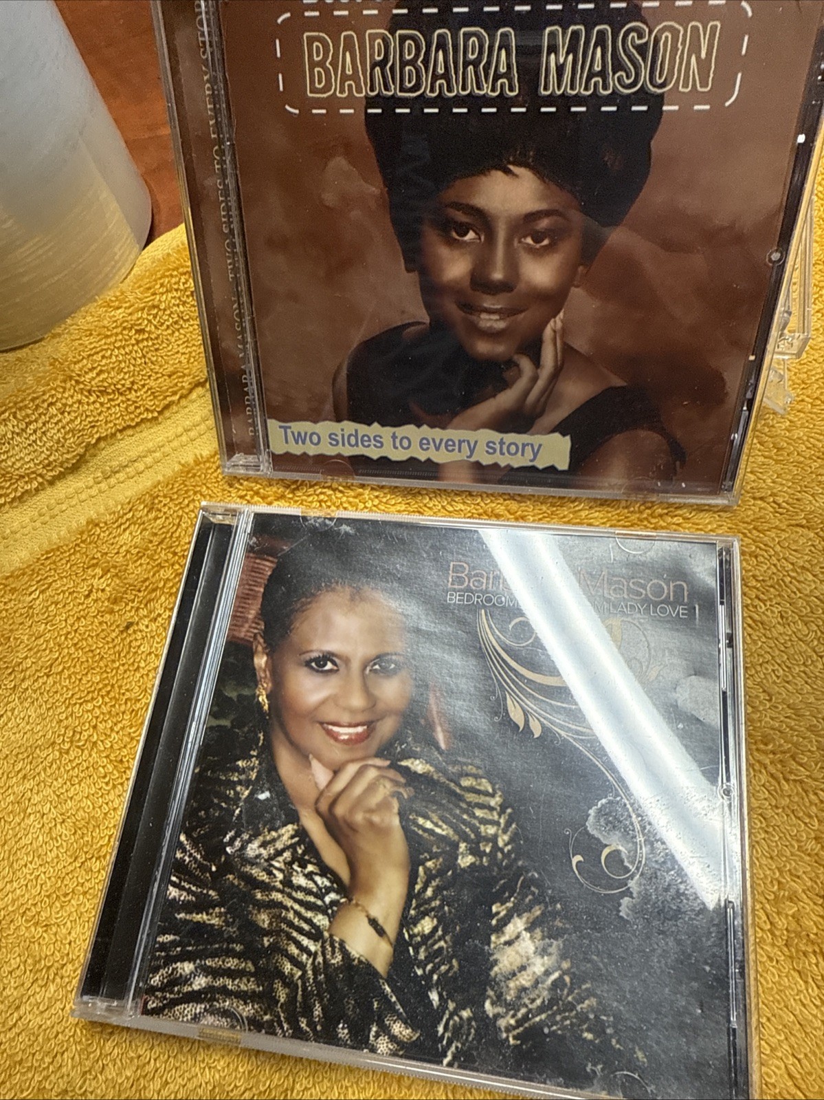 2x CD Of Barbara Mason - Two Sides To Every Story & Bedroom Gems From Lady Love