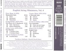 ENGLISH STRING MINIATURES, VOL. 4 NEW CD picture