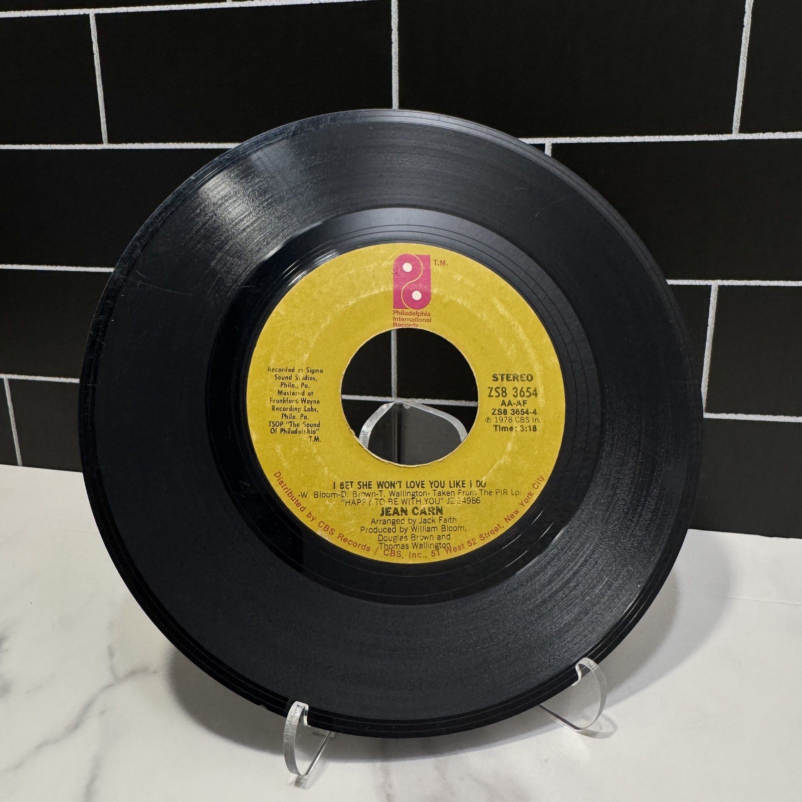 Jean Carn - Don\'t Let It Go To Your Head Vinyl 7\