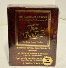 Sir Laurence Olivier Dramatic Performance Of The Bible NEW 6 CD Set SEALED picture