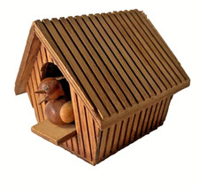 Music Box Wood Vintage Bird house small picture