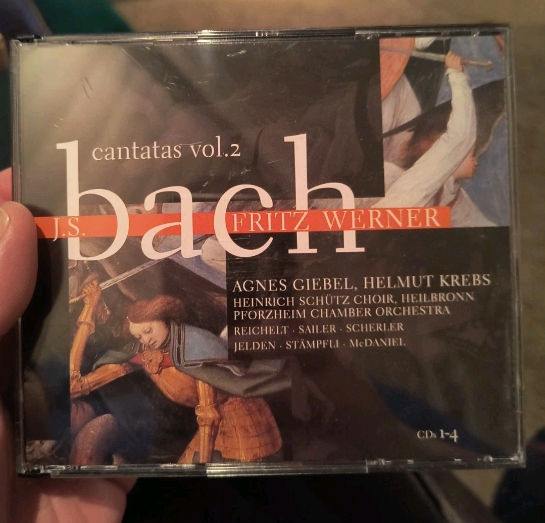 J. S. Bach Cantatas Fritz Werner 10 CD Set