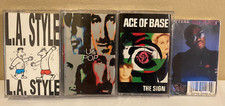 ( U2, Ace of Base, Tyree, & L.A. Style) 4 Cassette Tape Bundle picture