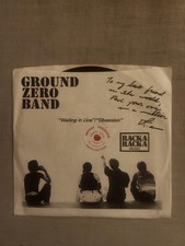 Ground Zero-Waiting In Line 45 1980 Autographed 2 Mint Lyric Sheets-Very Nice picture