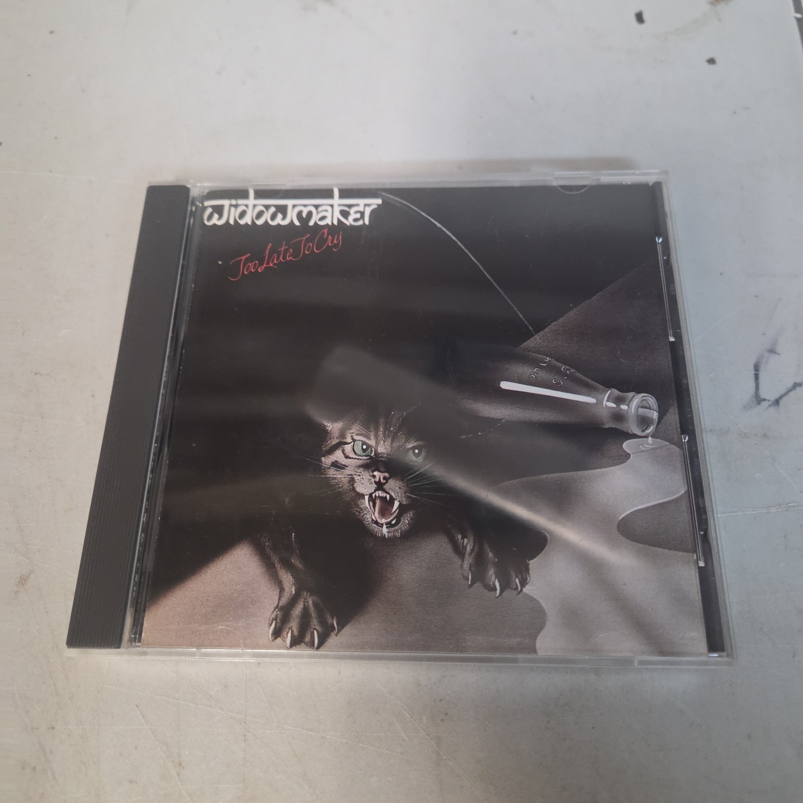 Widowmaker Too Late To Cry Rare German CD Album 1989 Line Records JECD 9.00867 O