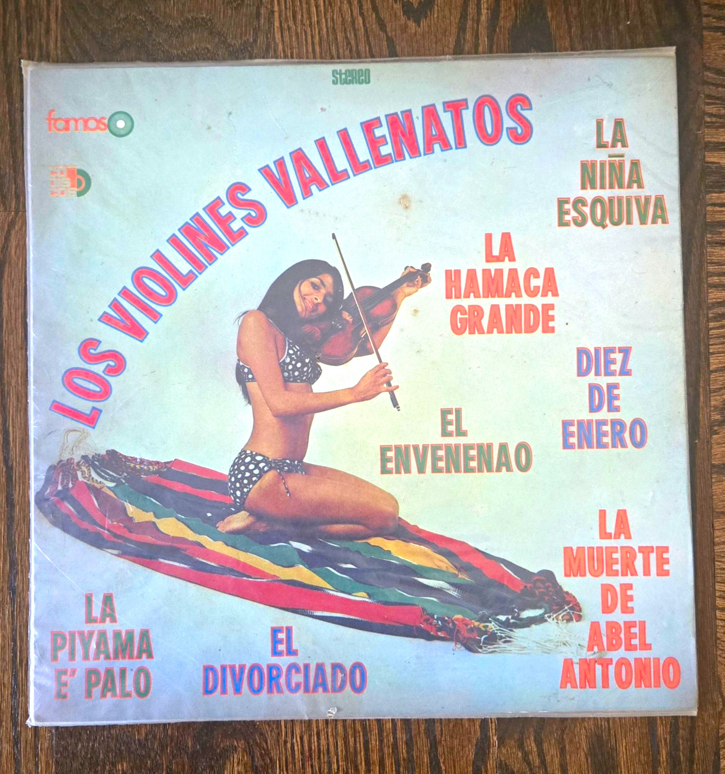 Los Violines Vallenatos LP Vinyl Colombia Famoso LDF-1029 Alfredo Gutierrez VG+