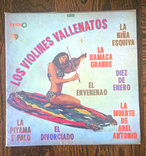 Los Violines Vallenatos LP Vinyl Colombia Famoso LDF-1029 Alfredo Gutierrez VG+ picture
