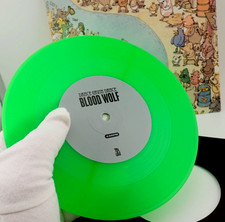 DANCE GAVIN DANCE BLOOD WOLF lime green 7