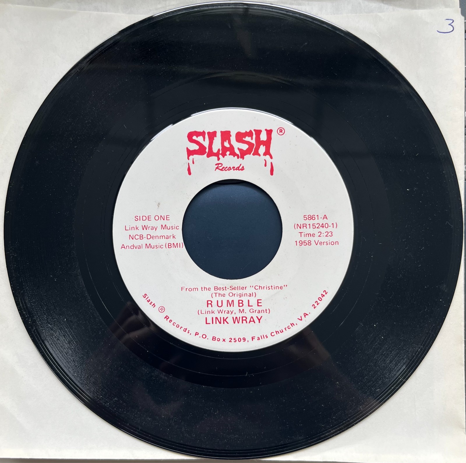 Rumble / Jack The Ripper by Link Wray (7