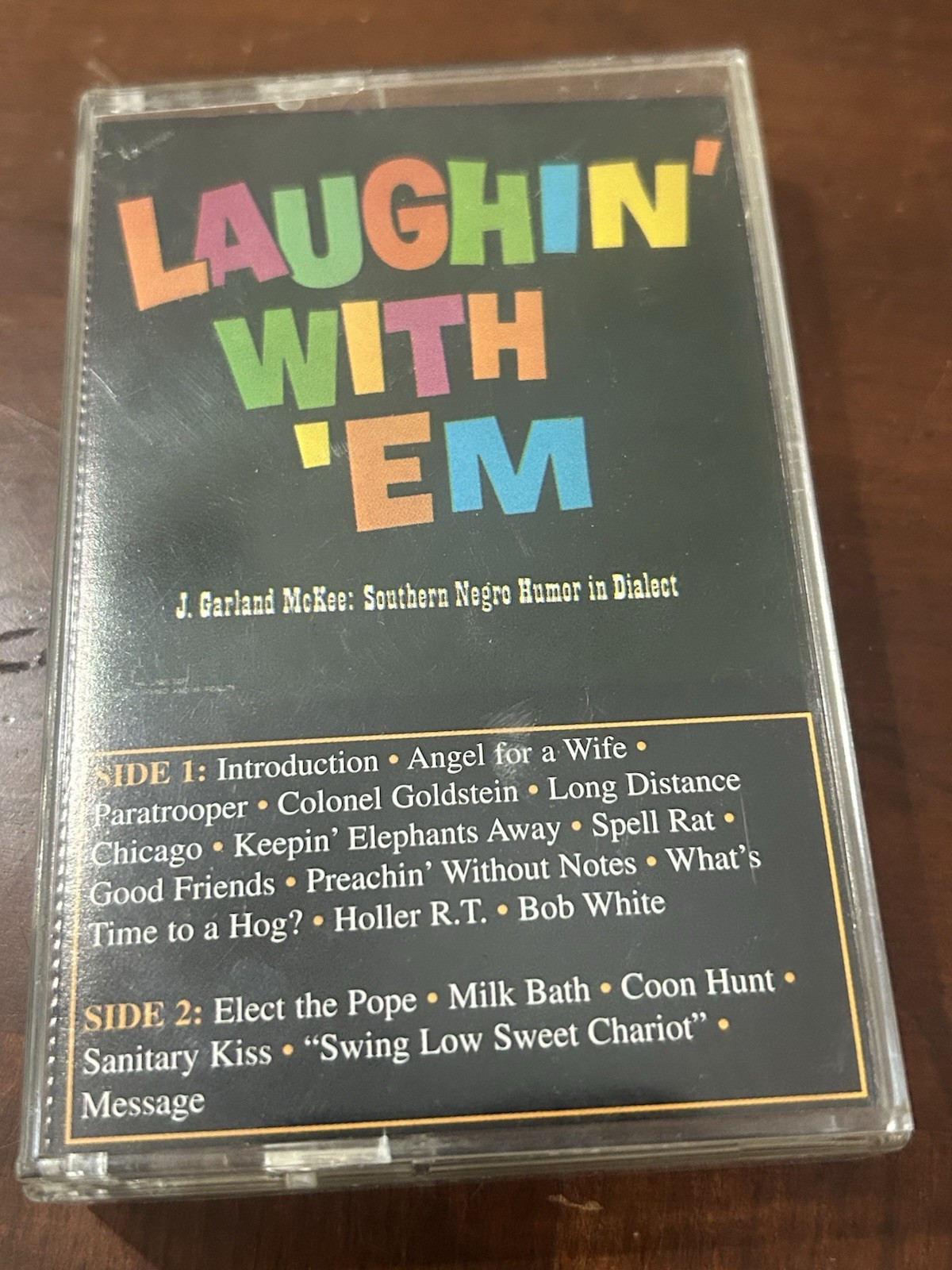 J Garland McKee Laughin’ With ’Em 1968 Cassette Tape A-2022 Rare Comedy