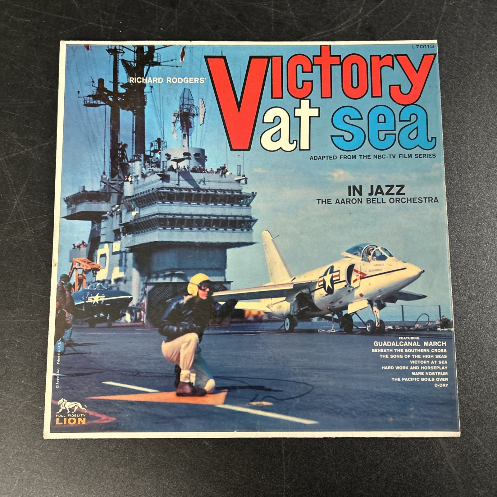 Richard Rodgers’ Victory At Sea In Jazz Aaron Bell Orchestra Lion L-70113