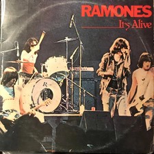 Ramones It's Alive 2xLP Media VG+ Sleeve VG picture