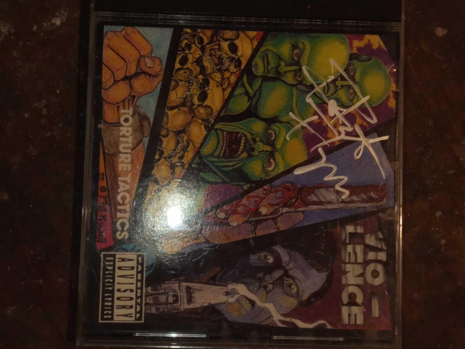 Autographed VIO-LENCE Torture Tactics Original Megaforce/Caroline 1991 CD 
