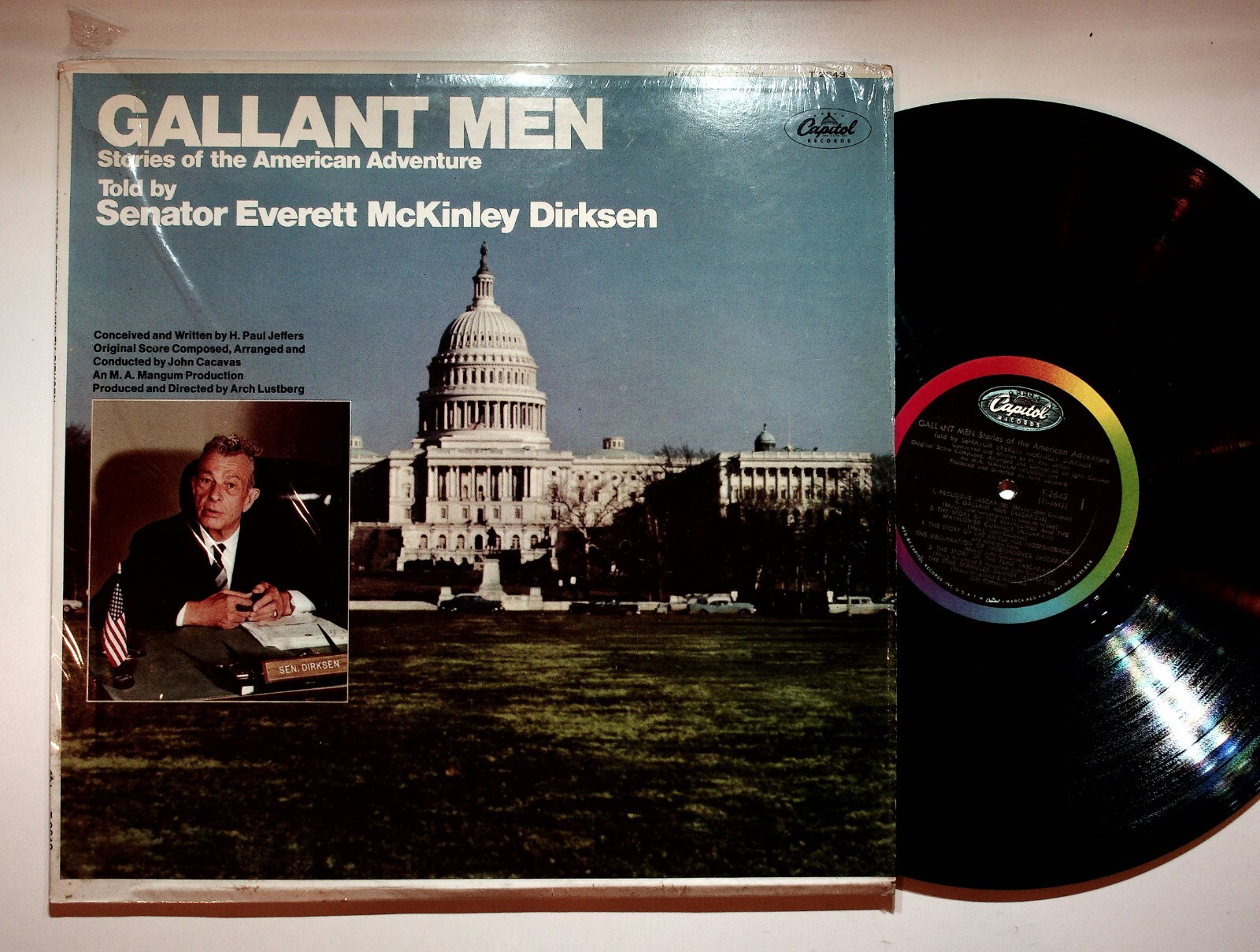 Senator Everett McKinley Dirksen Gallant Men Stories Of American Vinyl LP VG+
