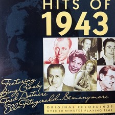 Hits of 1943 by Various Artists CD Bing Crosby Fred Astaire Ella Fitzgerald picture
