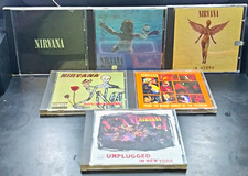 Nirvana 6 CD Lot-Nevermind In Utero Self-Titled Unplugged Wishkah Incesticide picture