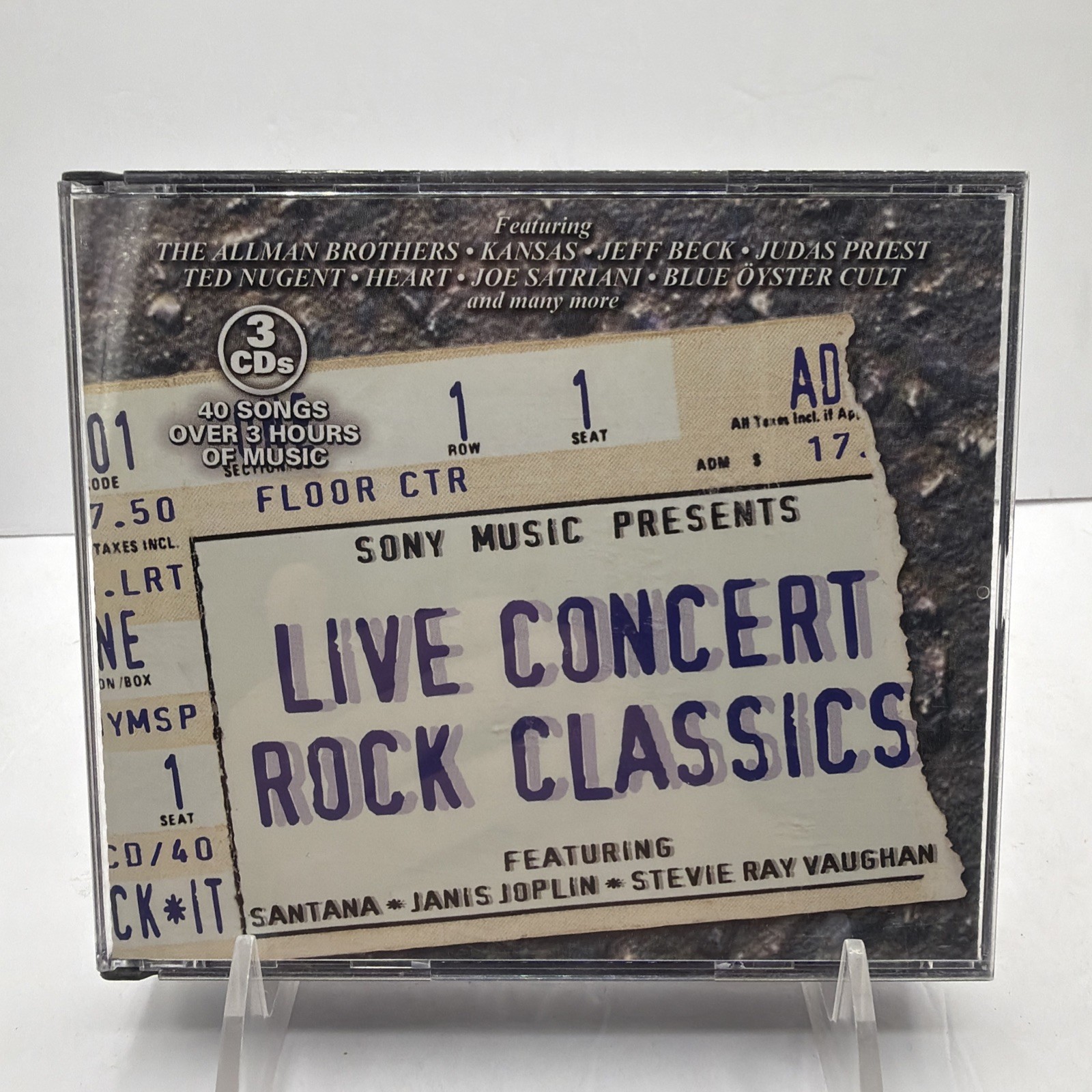 Live Concert Rock Classics by Various (CD, 2001) 3 Discs