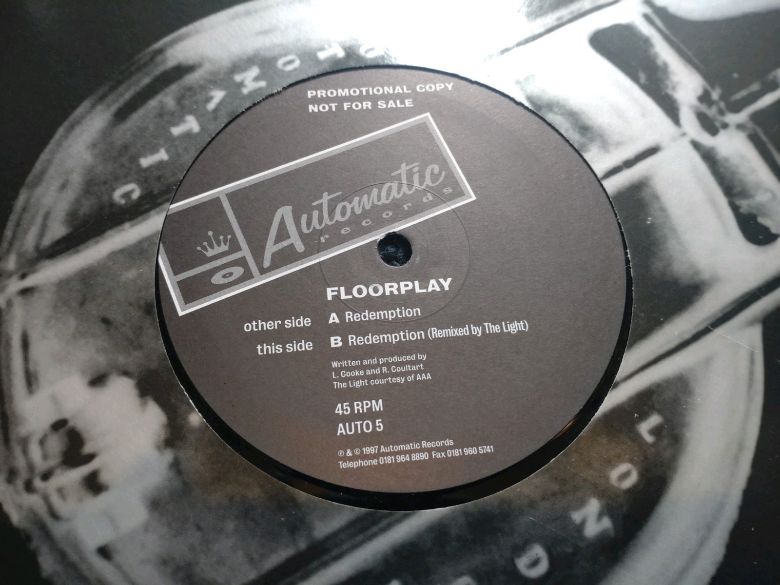 floorplay / redemption / automatic records / vgp / vgp / progressive trance