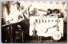 K53/ O’Rorkes Music RPPC Postcard c1910 Jug Country Banjo Bluegrass Band 404 picture