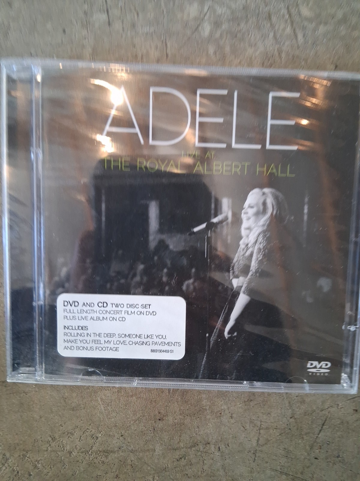 ADELE LIVe at the Royal Albert Hall  (DVD & CD) New Sealed Music 2 Disc Set.