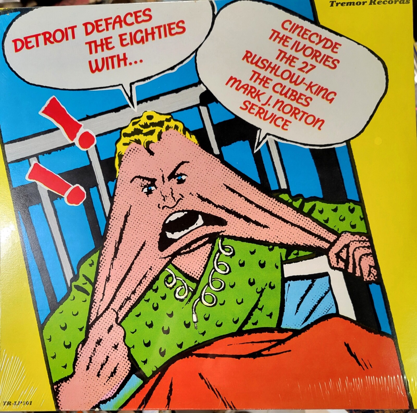 Deface The 80's LP Detroit Compilation- (1980) Cinecyde, Cubes+ Tremor TRLP101
