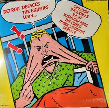 Deface The 80's LP Detroit Compilation- (1980) Cinecyde, Cubes+ Tremor TRLP101 picture