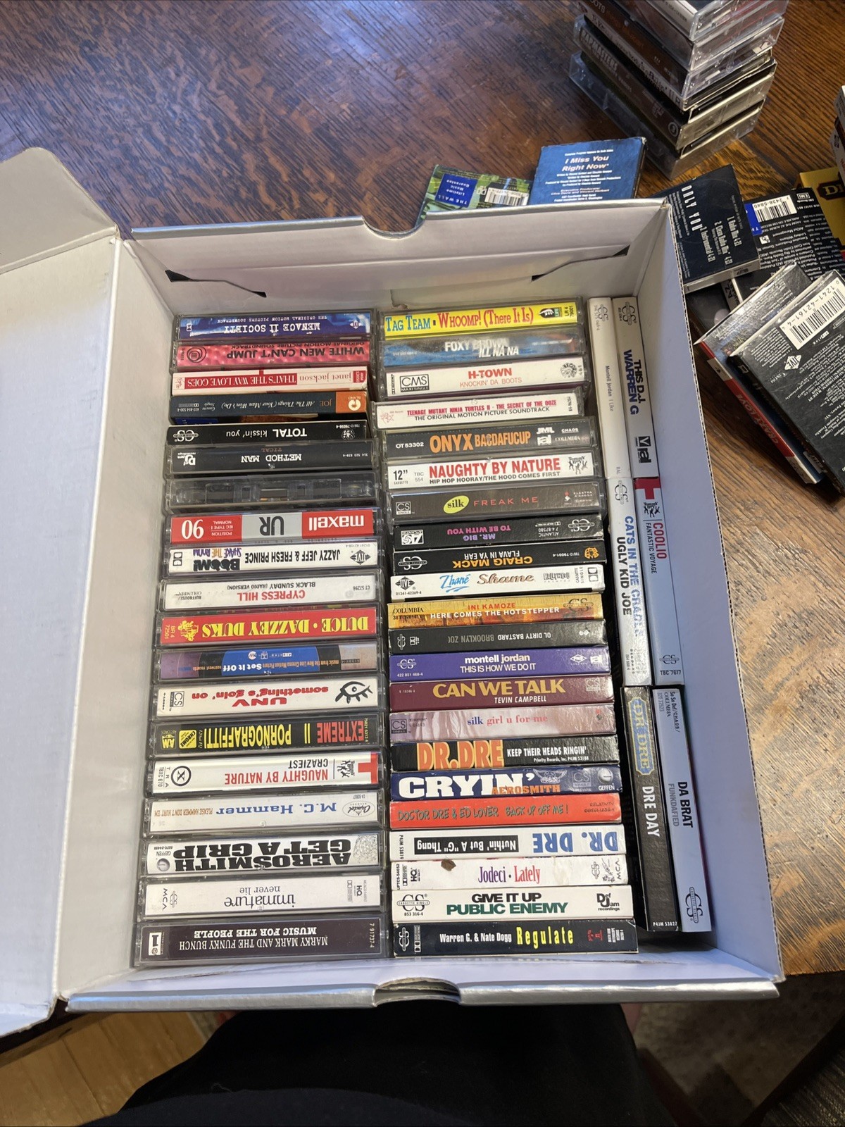 99 Mixed Lot Cassette Tapes: Lots of Rap and Hip-Hop