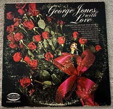 George Jones with Love, 1971 Stereo Vinyl LP, Musicor Records, MS 3194, VG COND picture