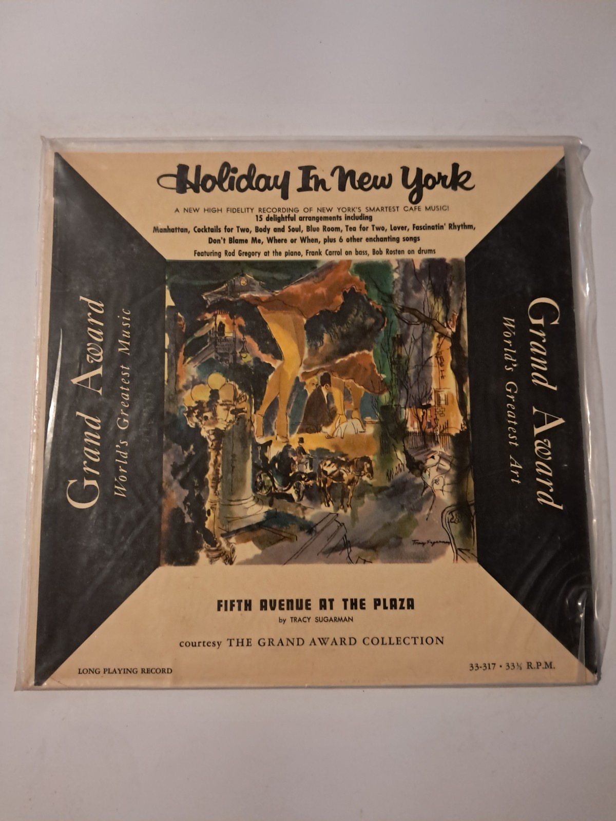 Holiday In New York Fifth Avenue At The Plaza Vintage Record Album
