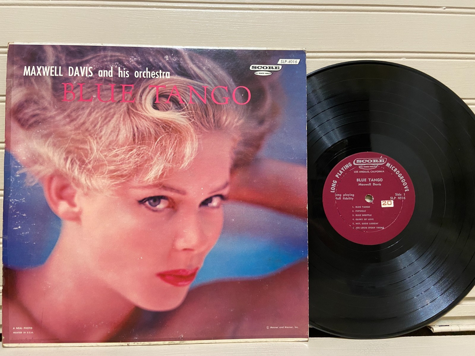 MAXWELL DAVIS - Blue Tango - 1957 Vinyl Lp VG++