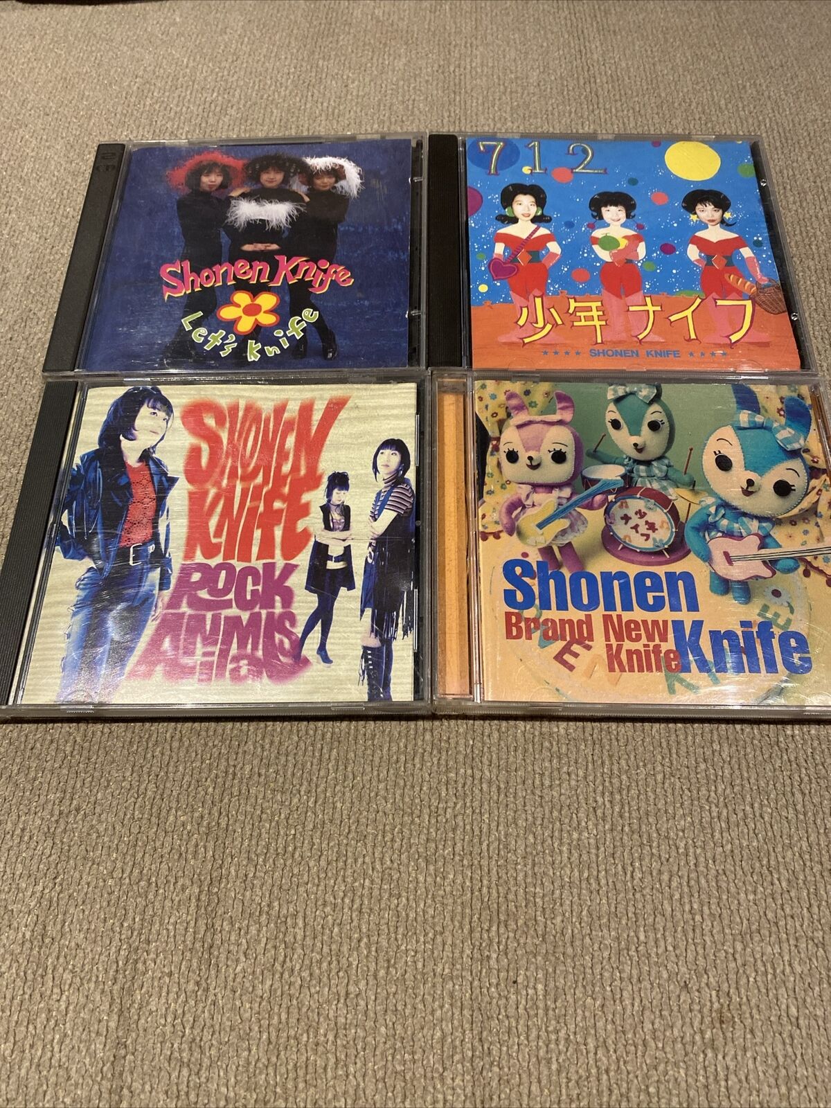 4-Pack “Shonen Knife” CDs. Pre-owned.