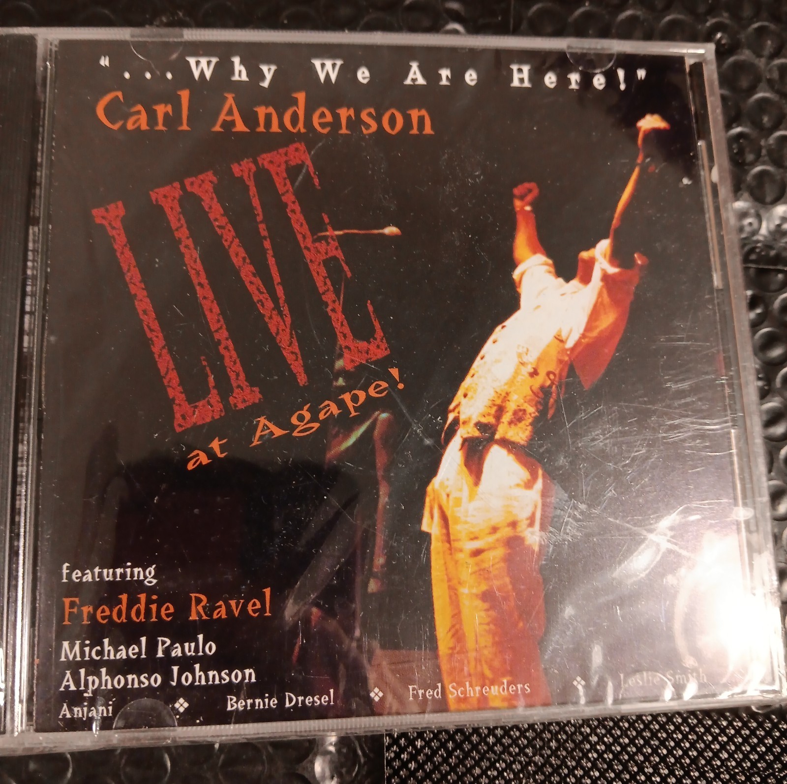 CARL ANDERSON Live At Agape CD NEW FACTORY SEALED  Freddie Ravel mo