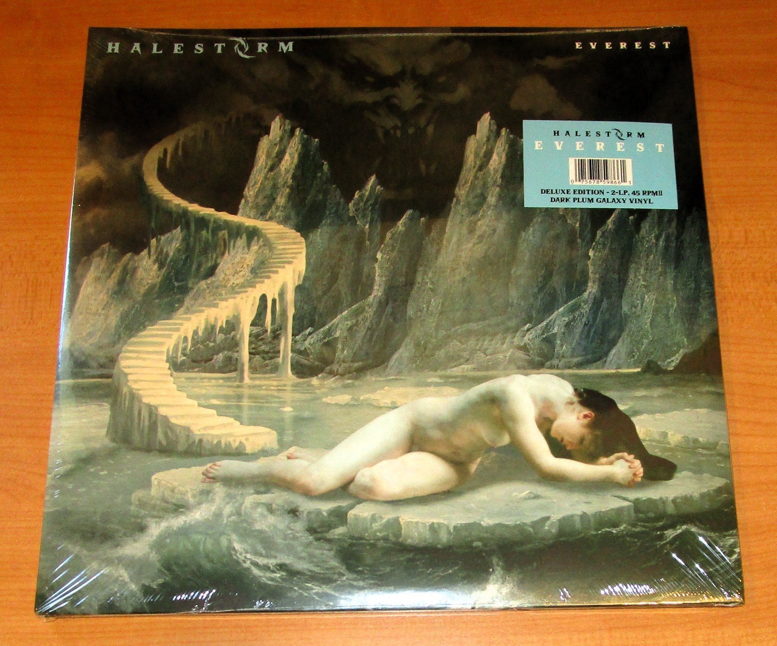 HALESTORM - EVEREST - LIMITED SIGNED DARK PLUM GALAXY COLORED 2xLP