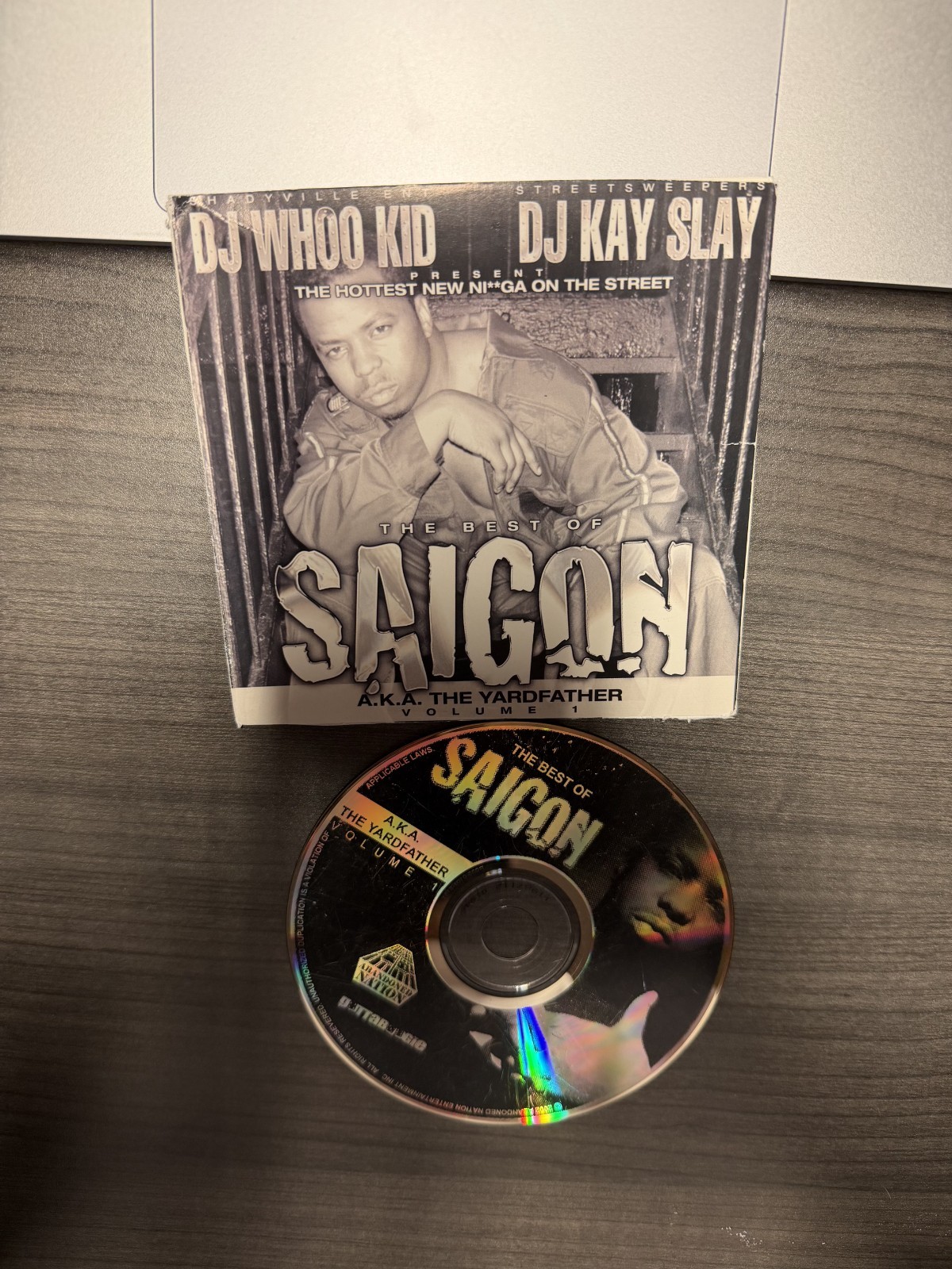 DJ WHOO KID DJ KAY SLAY SAIGON AKA THE YARD FATHER VOL 1 MIXTAPE MIX CD RARE