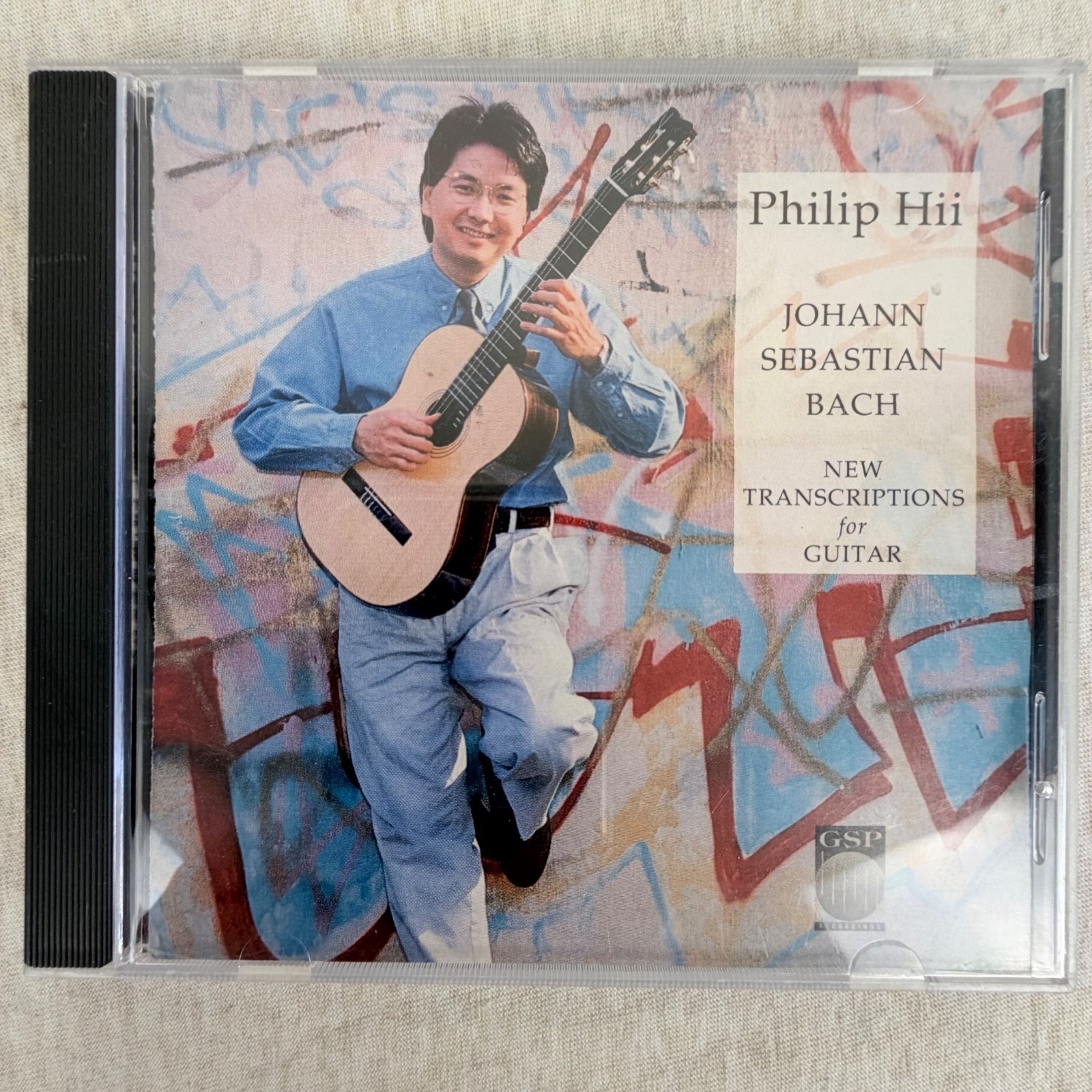 Philip Hii J.S. Bach New Transcriptions for Guitar CD GSP 1012CD 1995 Tested